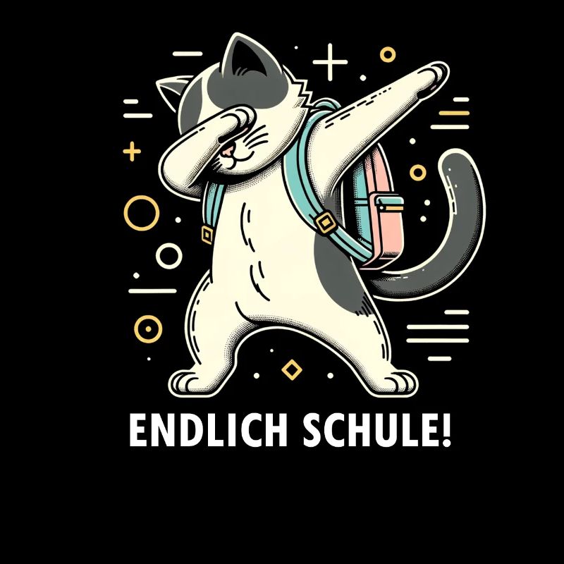 Schule Endlich Katze
