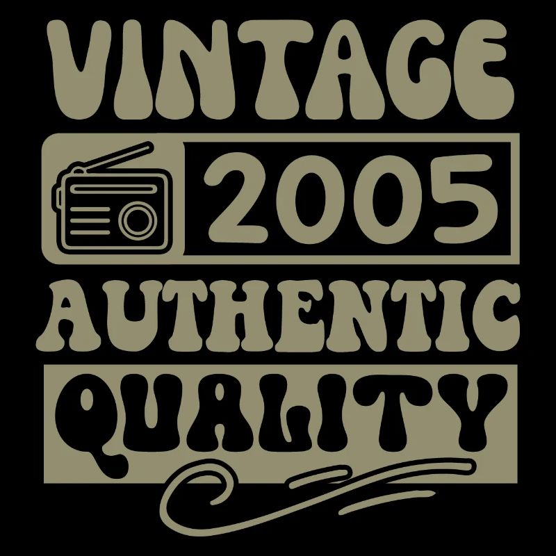 Authentic 2005 Millésime 2005 - Vintage 2005 Rétro