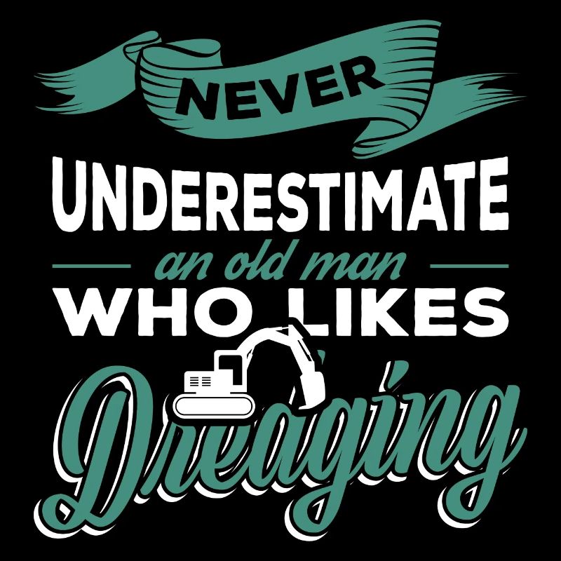 Dredging Grandpa construction workers