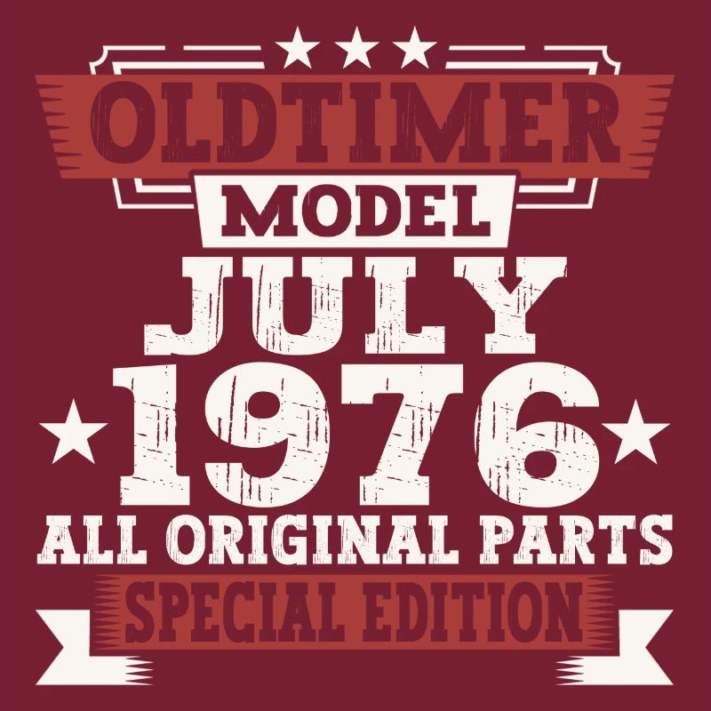Oldtimer Juli 1976 46. Geburtstag Geschenk Herren