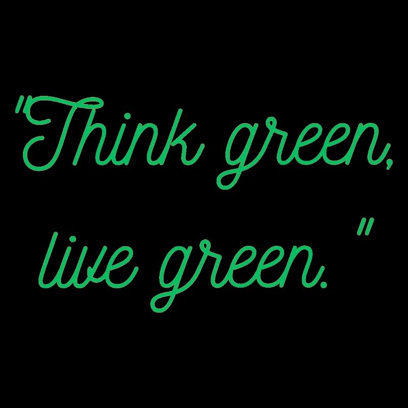 Pensez vert vivant vert