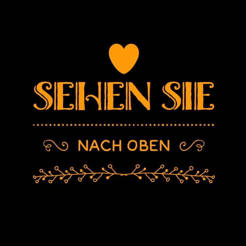 nach oben kucken