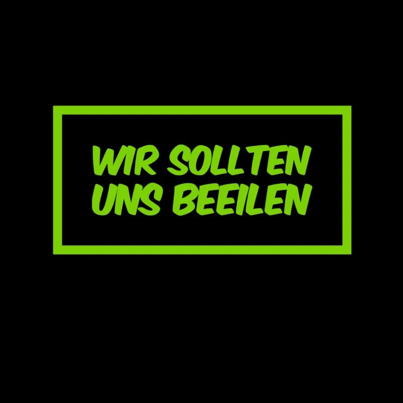 ich beeile mich