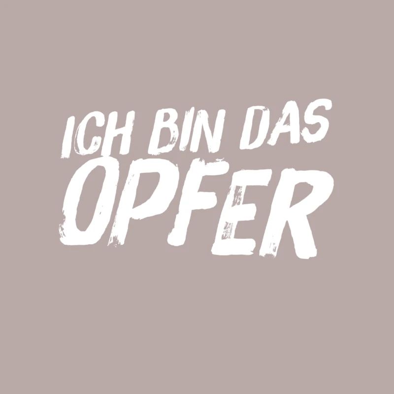 vor dir steht ein Opfer