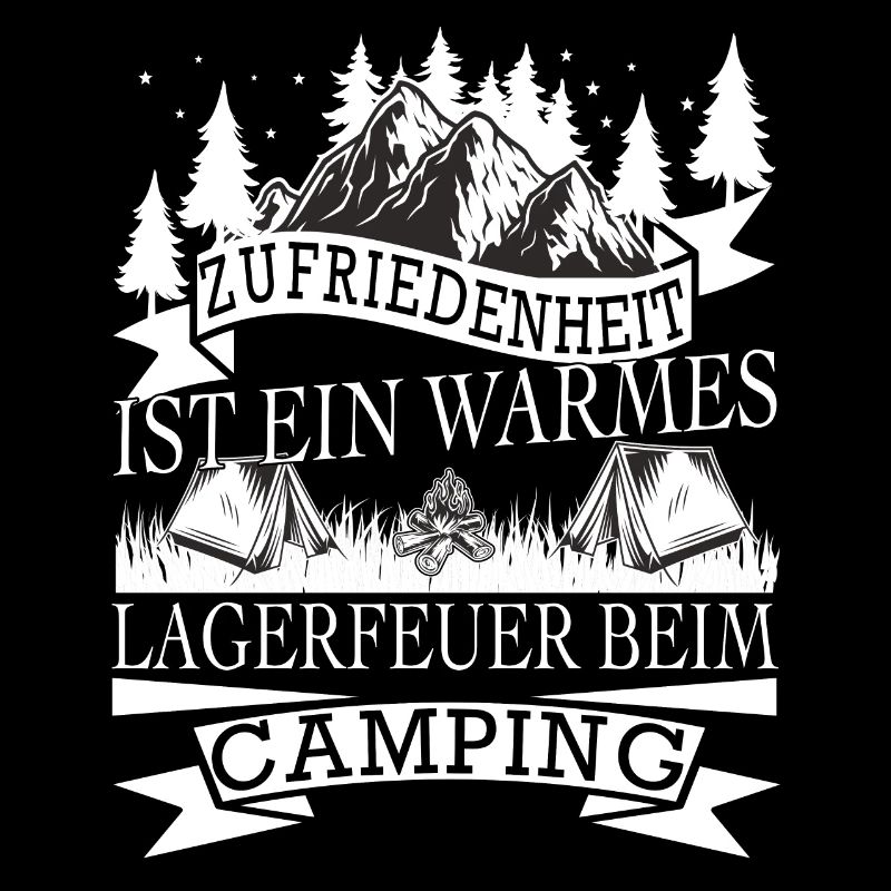 WARMES LAGERFEUER BEIM CAMPING - Campingplatz