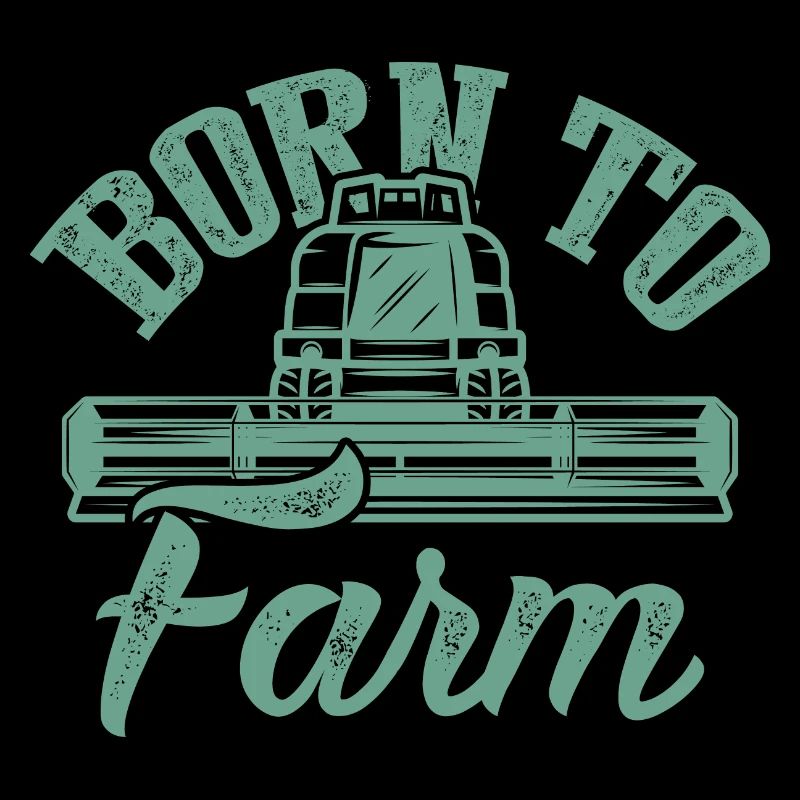 né à la ferme