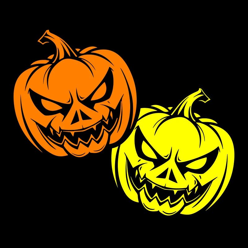 Halloween Visage de citrouille effrayant