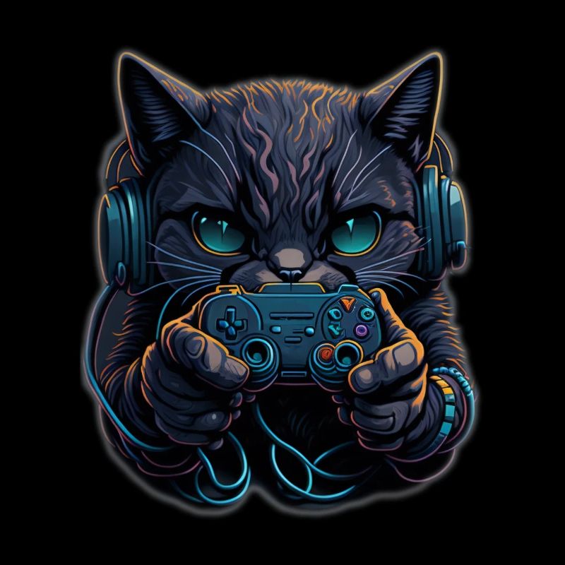 Gaming Cat