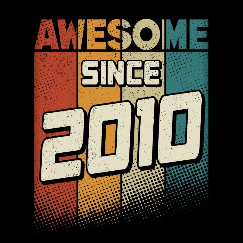 Awesome since 2010 Mädchen Junge 14. Geburtstag