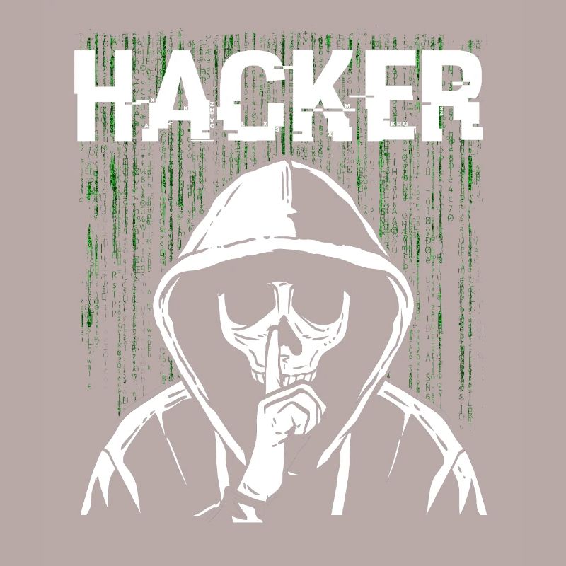 Hacker Skull Hacking Programmation Dark Net