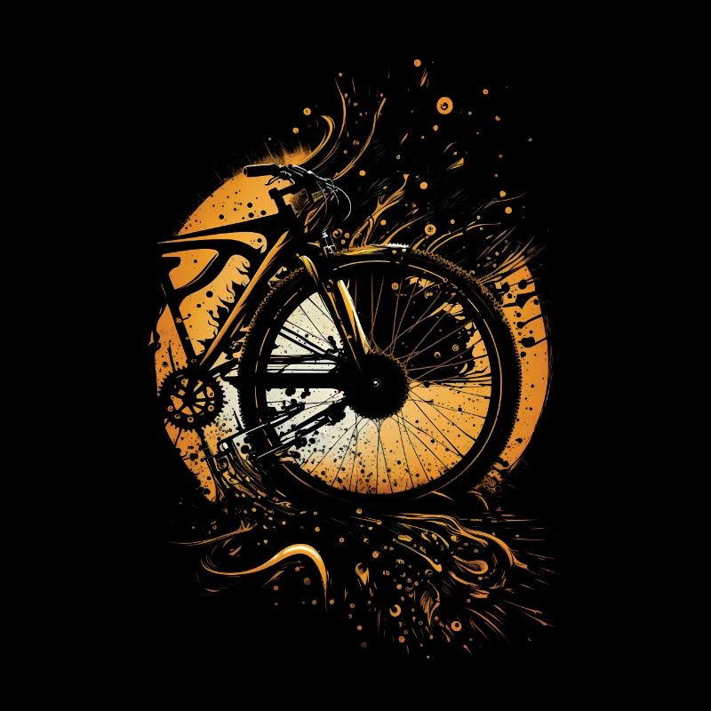 Bright & bold bicycle art