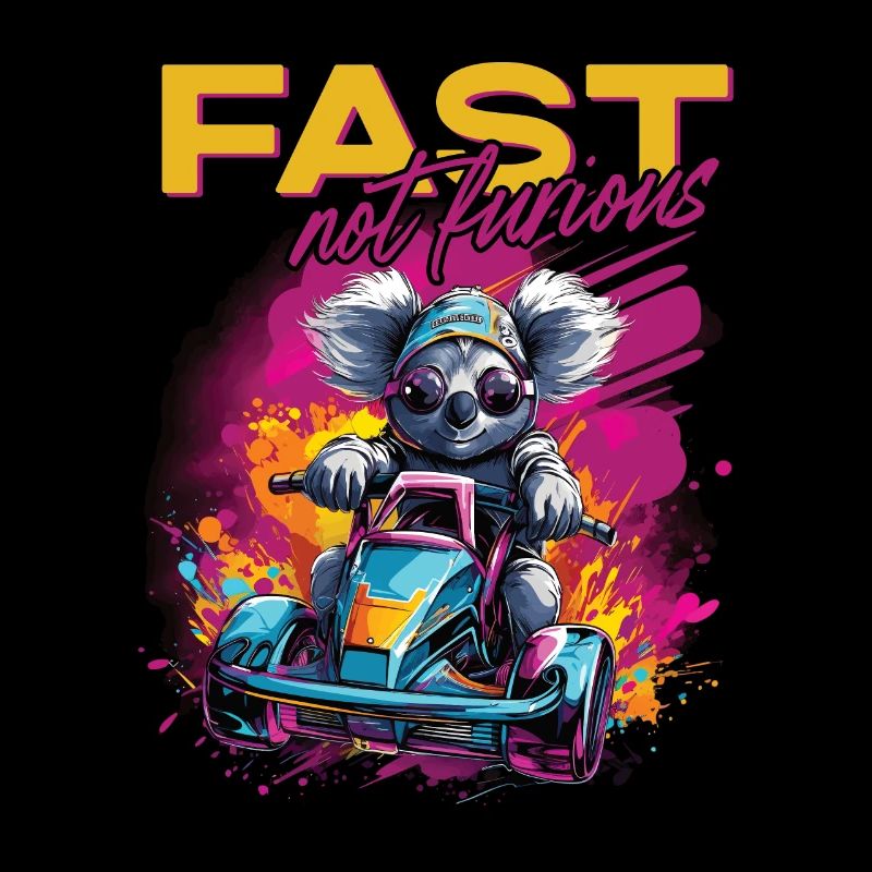 Fast Not Furious Koala Bear