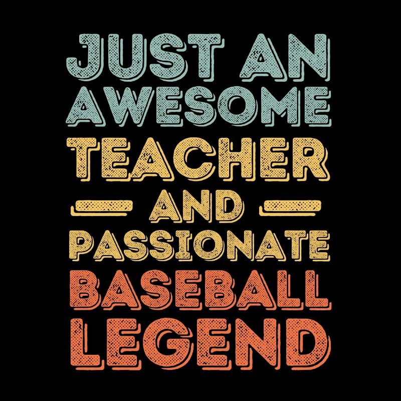 Professeur de baseball rétro