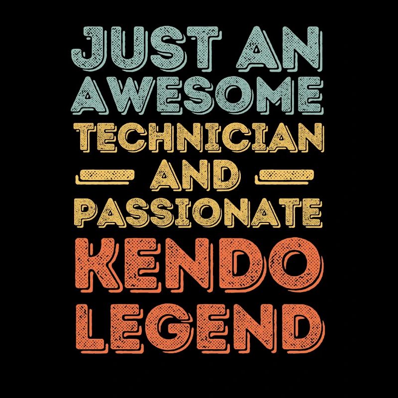 Techniker Kendo retro