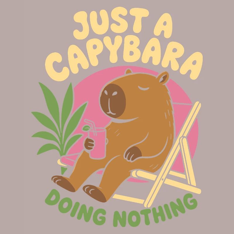 Just A Capybara Doing Nothing