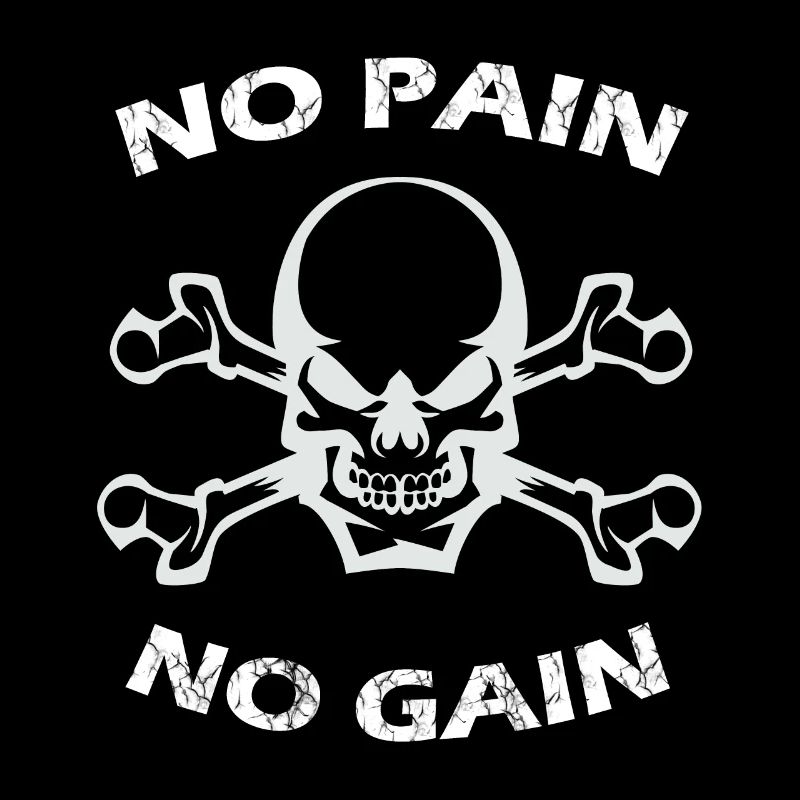 NO PAIN NO GAIN Bodybuilder