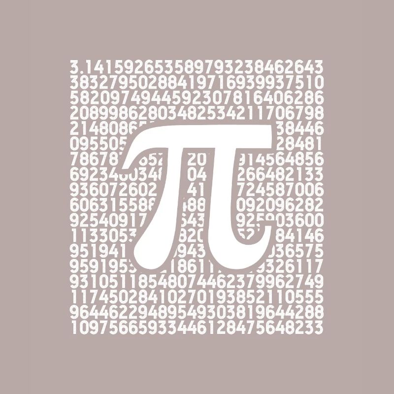 Maths de maths de cadeau de maths de pi