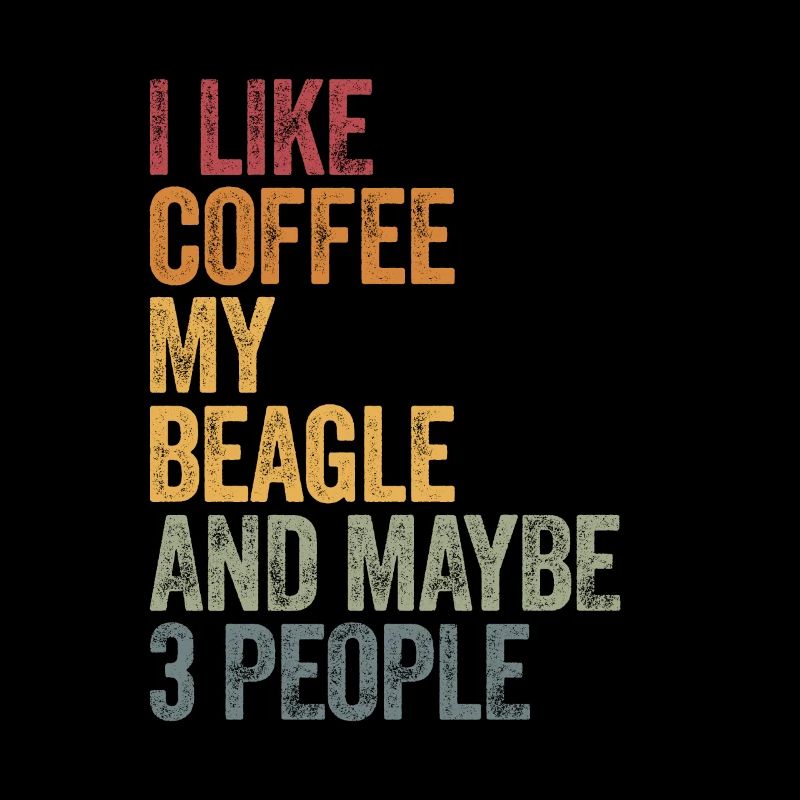 Le café et mon beagle Kaffee