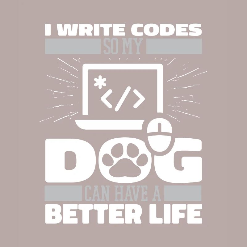 Entwickler Coder Programmierer Hund