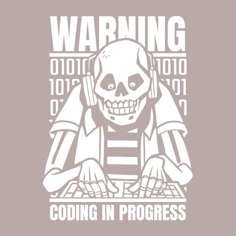 Developer Coder Programmer Warning