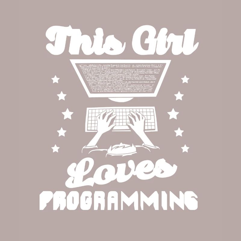 Développeur Coder Programmeur Girl