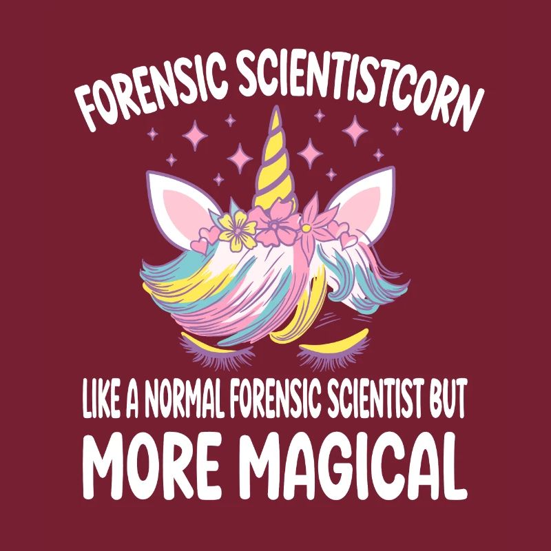 Forensic Scientistcorn comme un scientifique normal