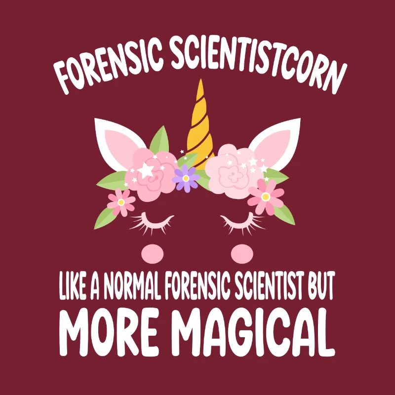 Forensic Scientistcorn comme un scientifique normal