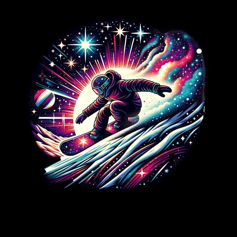 Aventure en snowboard dans l’espace