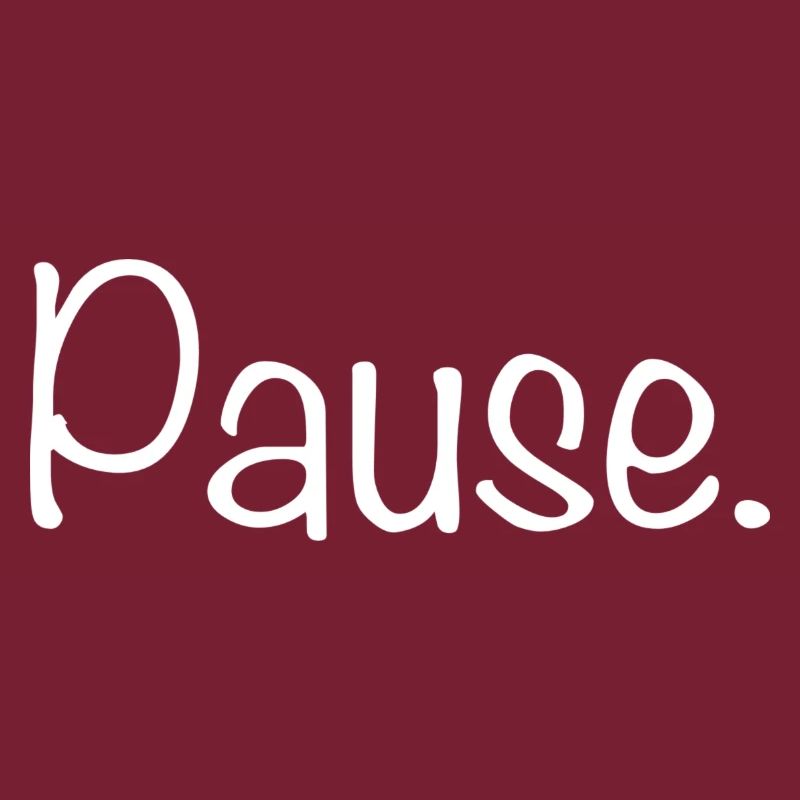 Pause. Wochenende Spruch
