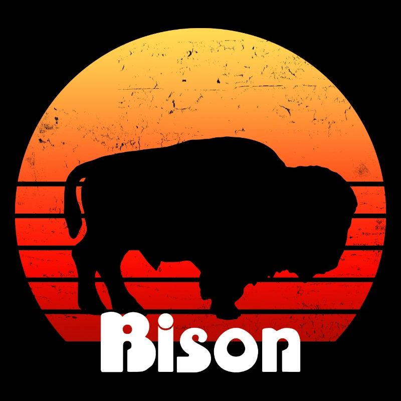 Bison Bison Buffalo Tshirt