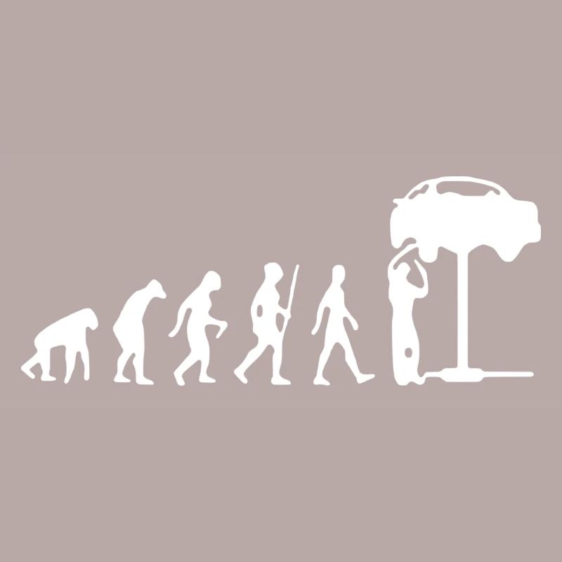 Evolution auto mechanic gift idea t-shirt