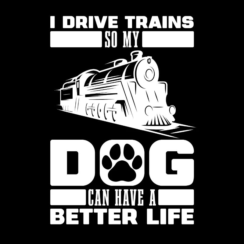 Engine driver train driver dog