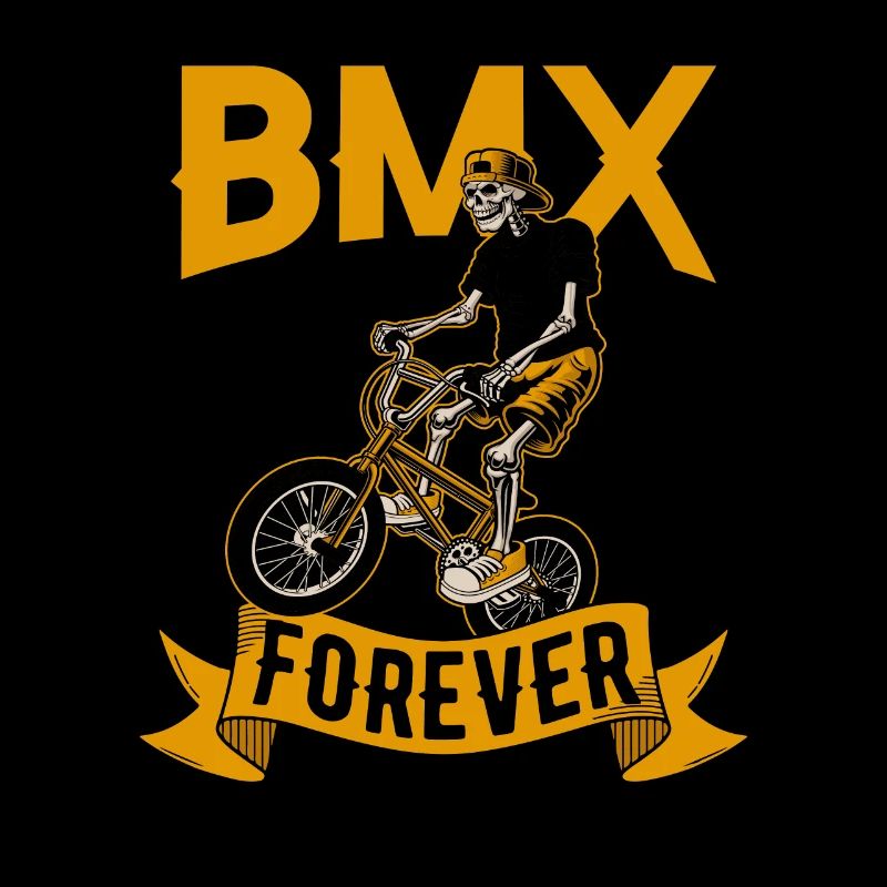 Bmx Bmx Biker Skeleton