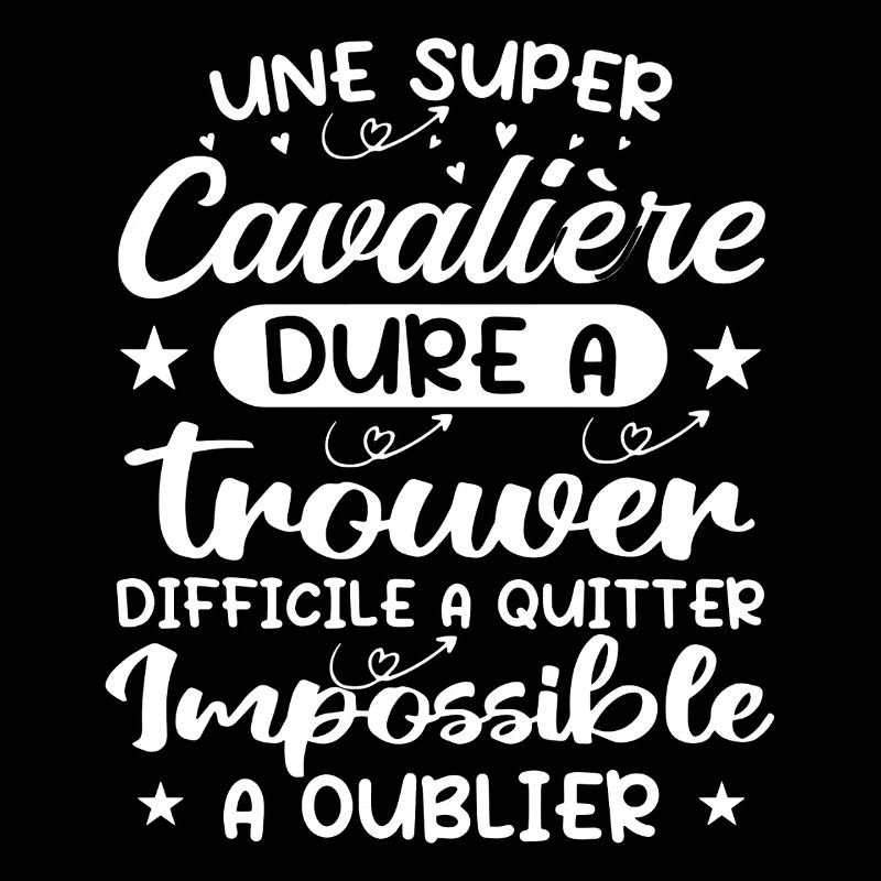 Une Super Cavalière - Cadeau cavalière