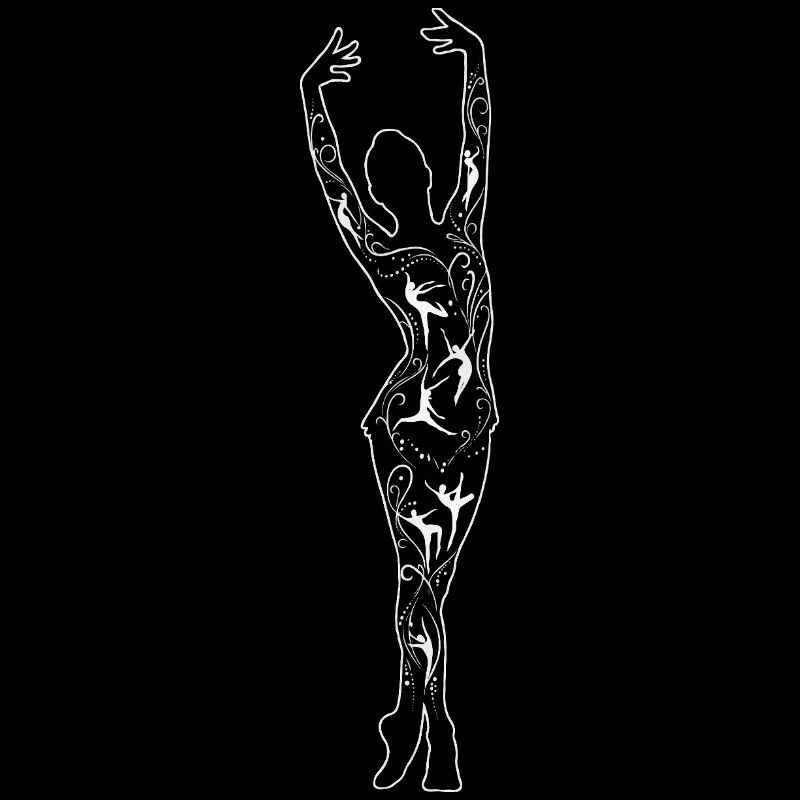 Danseuse avec danseurs