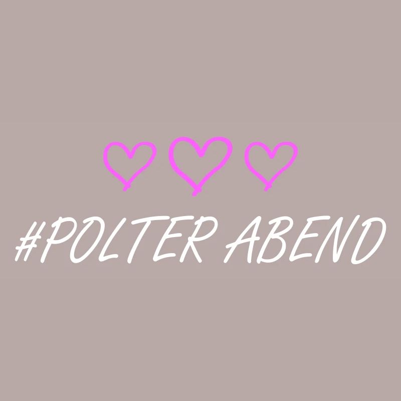 Polterabend herzchen