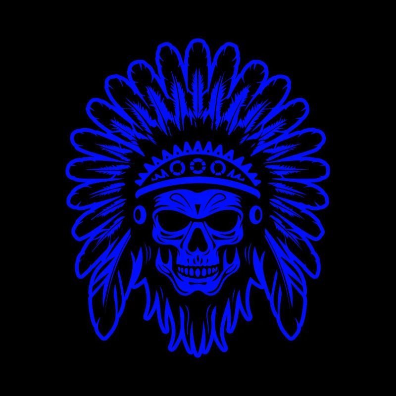 Apache Skull Indian