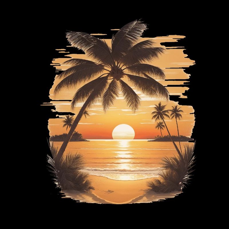 Sunset Serenity: Strandszene