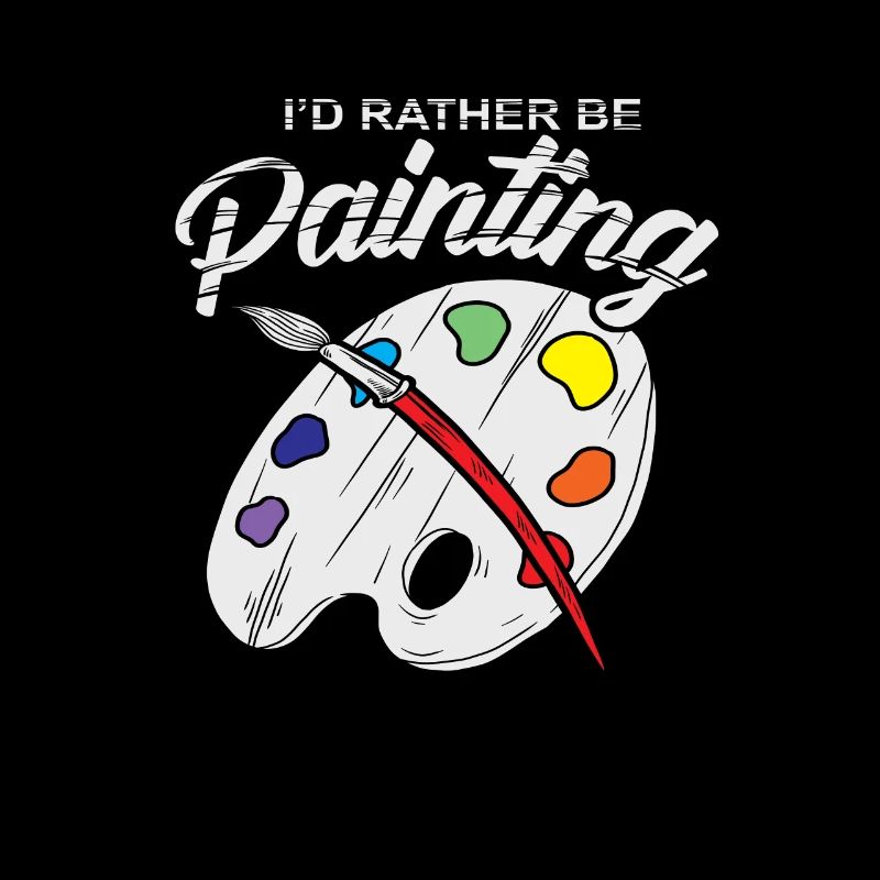 Painter Artist Brushes Mixed Pallet Gift