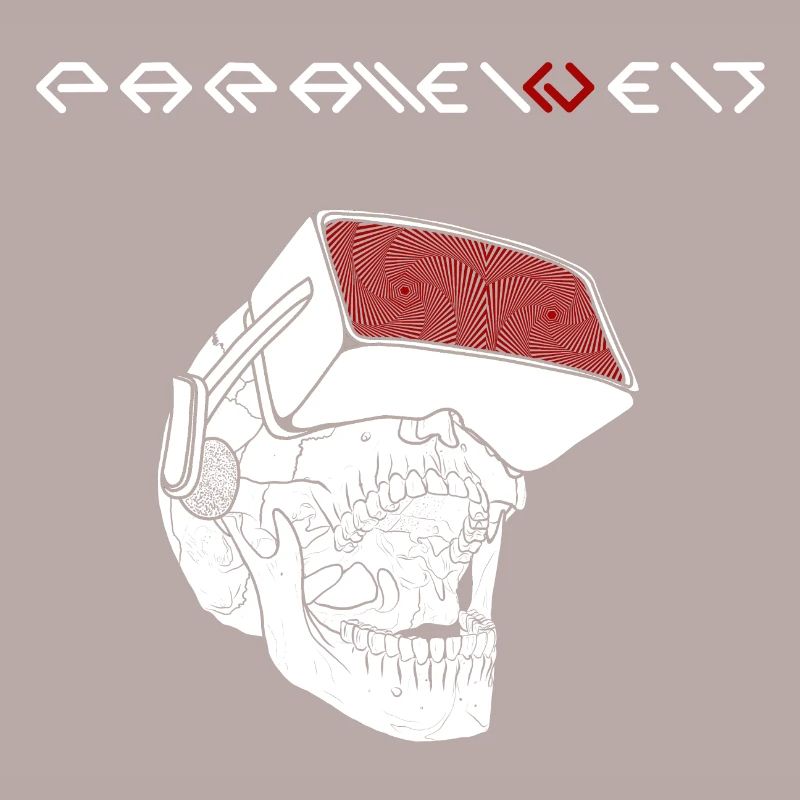 Parallel world skull white