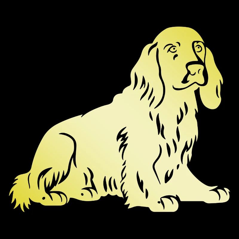 Cocker Spaniel Dog Silhouette
