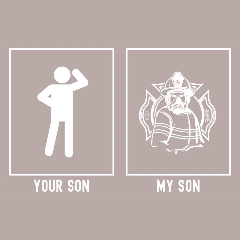 Your Son - My Son - Fire Brigade Vector