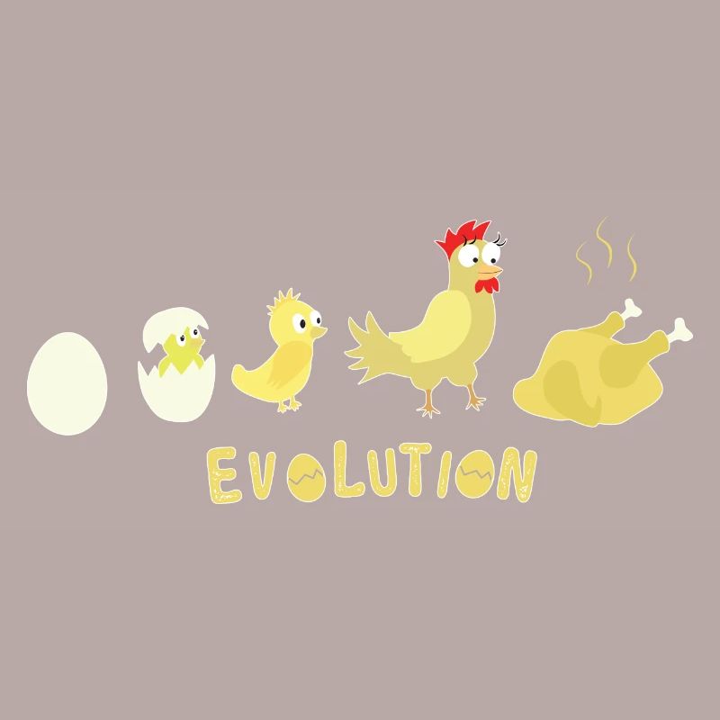 Evolution Oeuf Poulet Rôti Poulet BBQ Barbecue