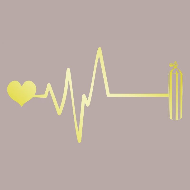 Oxygen Diving Heart Pulse