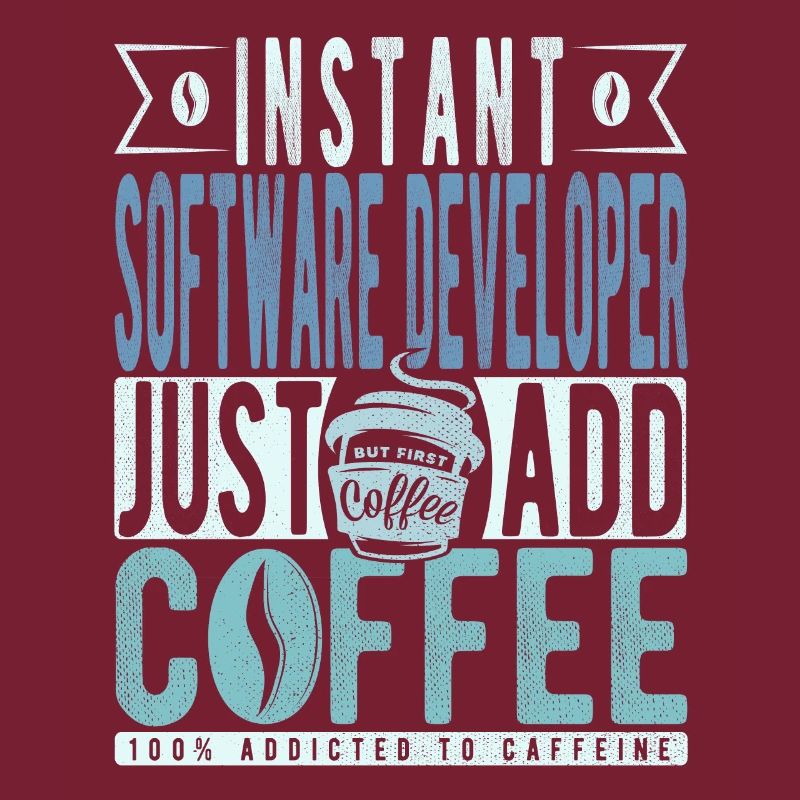 Software Developer Coffee Saying