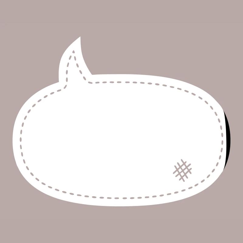 speech balloon patch