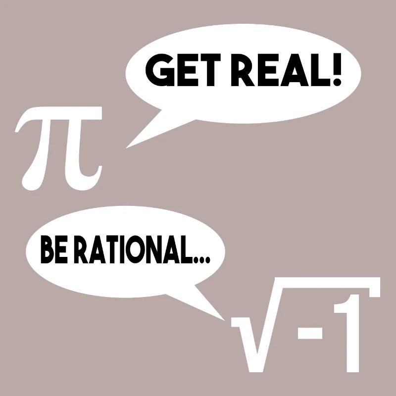 Get Real Be Rational Math Math Gift