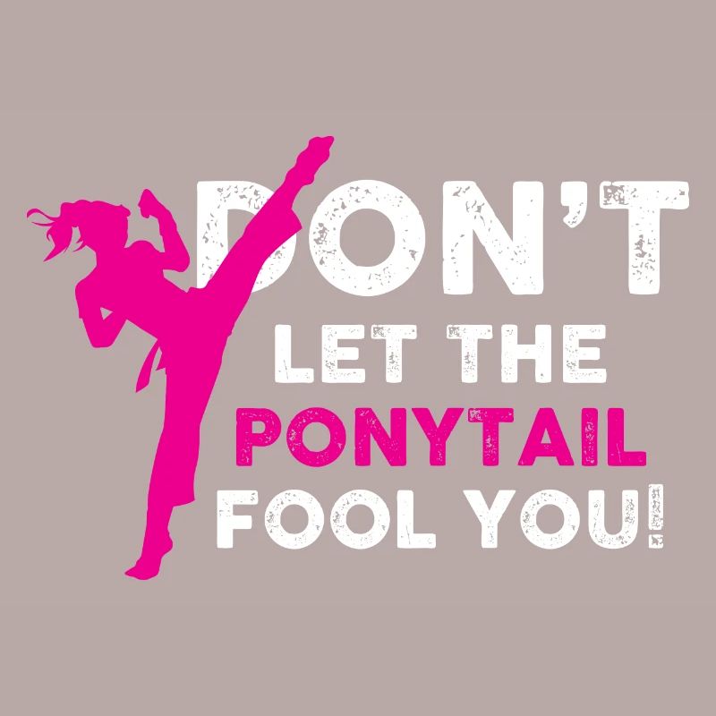 ne vous laissez pas tromper par la queue de cheval Concevez pour un kung