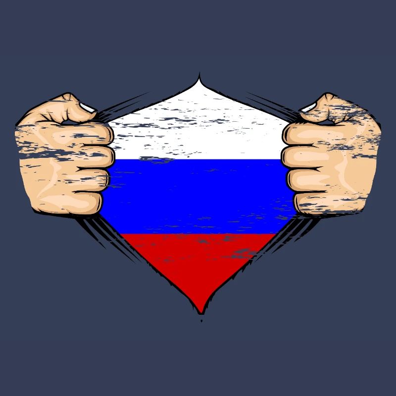 Conception du drapeau de la Russie utilisée