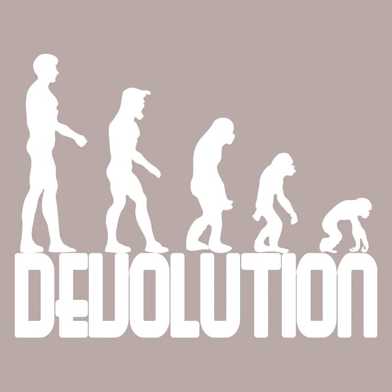 Devolution Evolution simple design